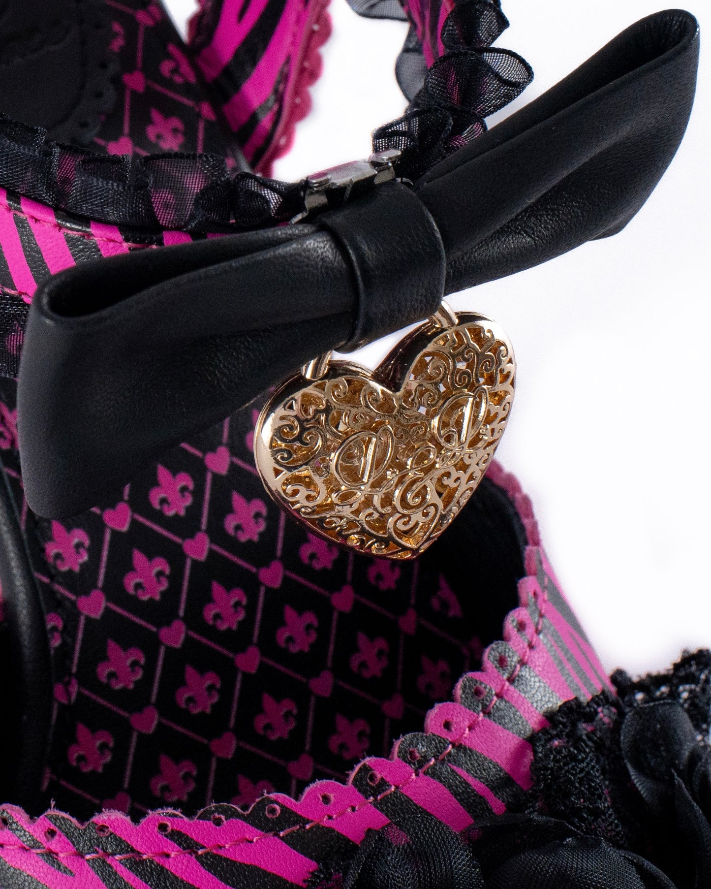 Princess Pafait gyaru heart heels (black) *pre-order*