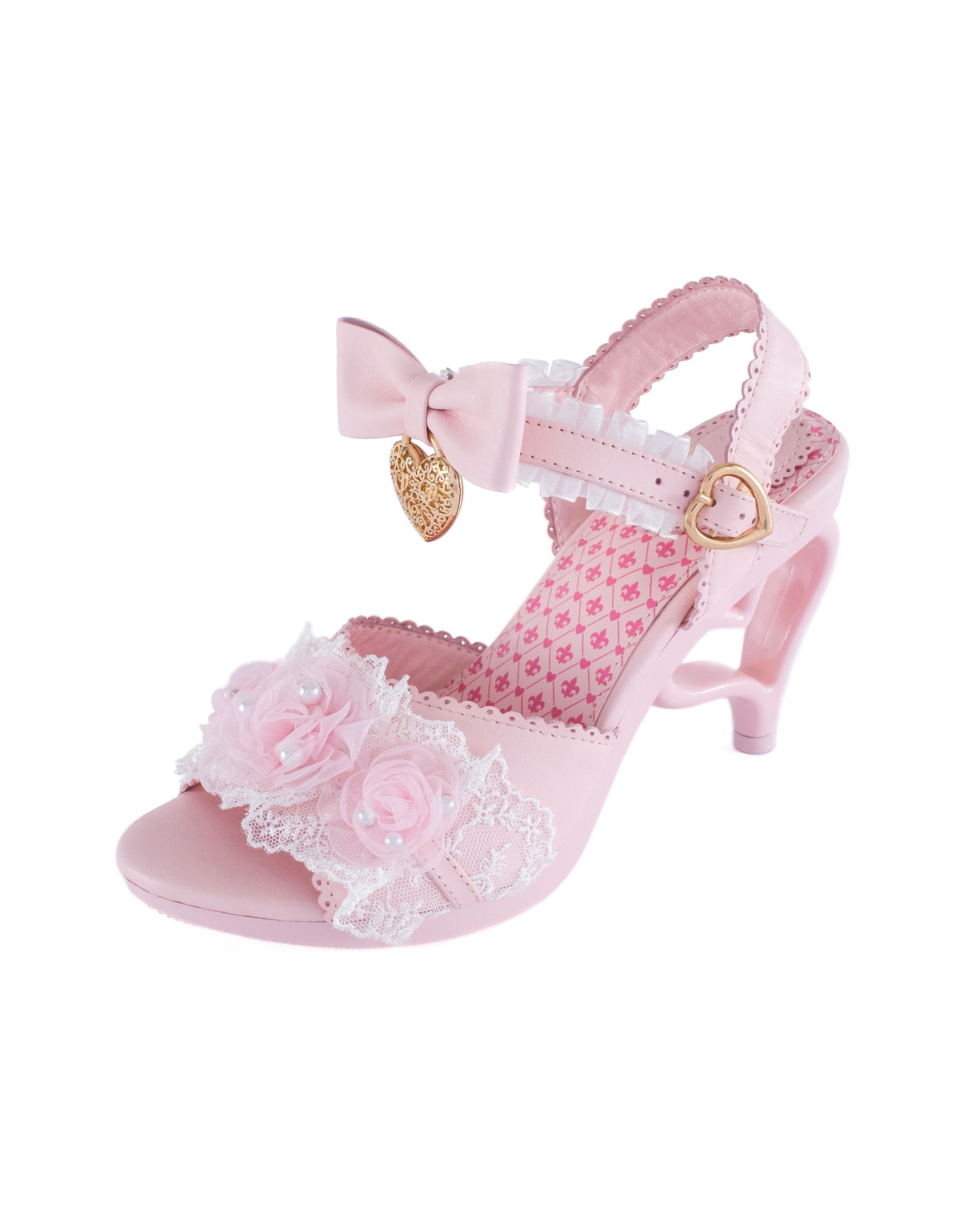 Princess Pafait gyaru heart heels (baby pink) *pre-order*