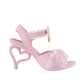Princess Pafait gyaru heart heels (baby pink) *pre-order*