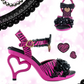 Princess Pafait gyaru heart heels (zebra) *pre-order*