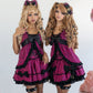 Agejo leopard heart 2-way skirt [Gyaru line] (pre-order)