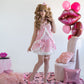 Himegyaru pastel pink flyaway babydoll blouse [Gyaru line] (pre-order)