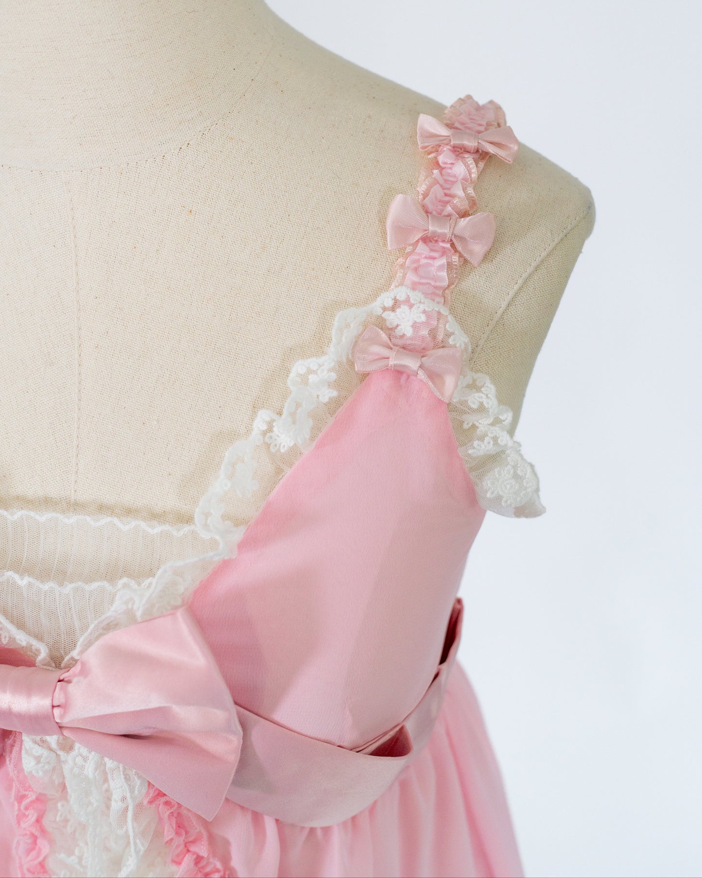 Himegyaru pastel pink flyaway babydoll blouse [Gyaru line] (pre-order)