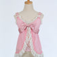 Himegyaru pastel pink flyaway babydoll blouse [Gyaru line] (pre-order)