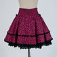 Agejo leopard heart 2-way skirt [Gyaru line] (pre-order)