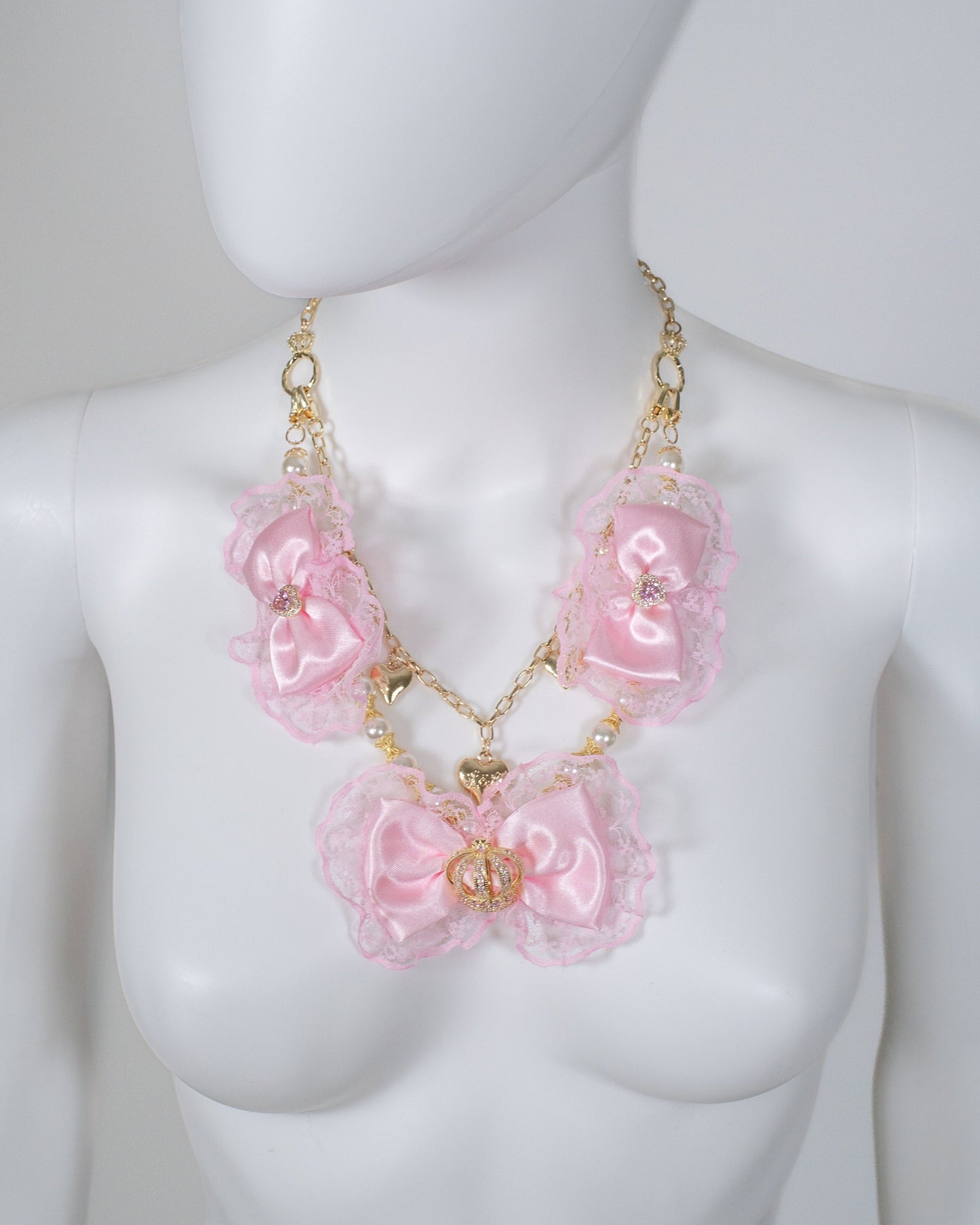 Himegyaru bow 3-way necklace [Gyaru line]