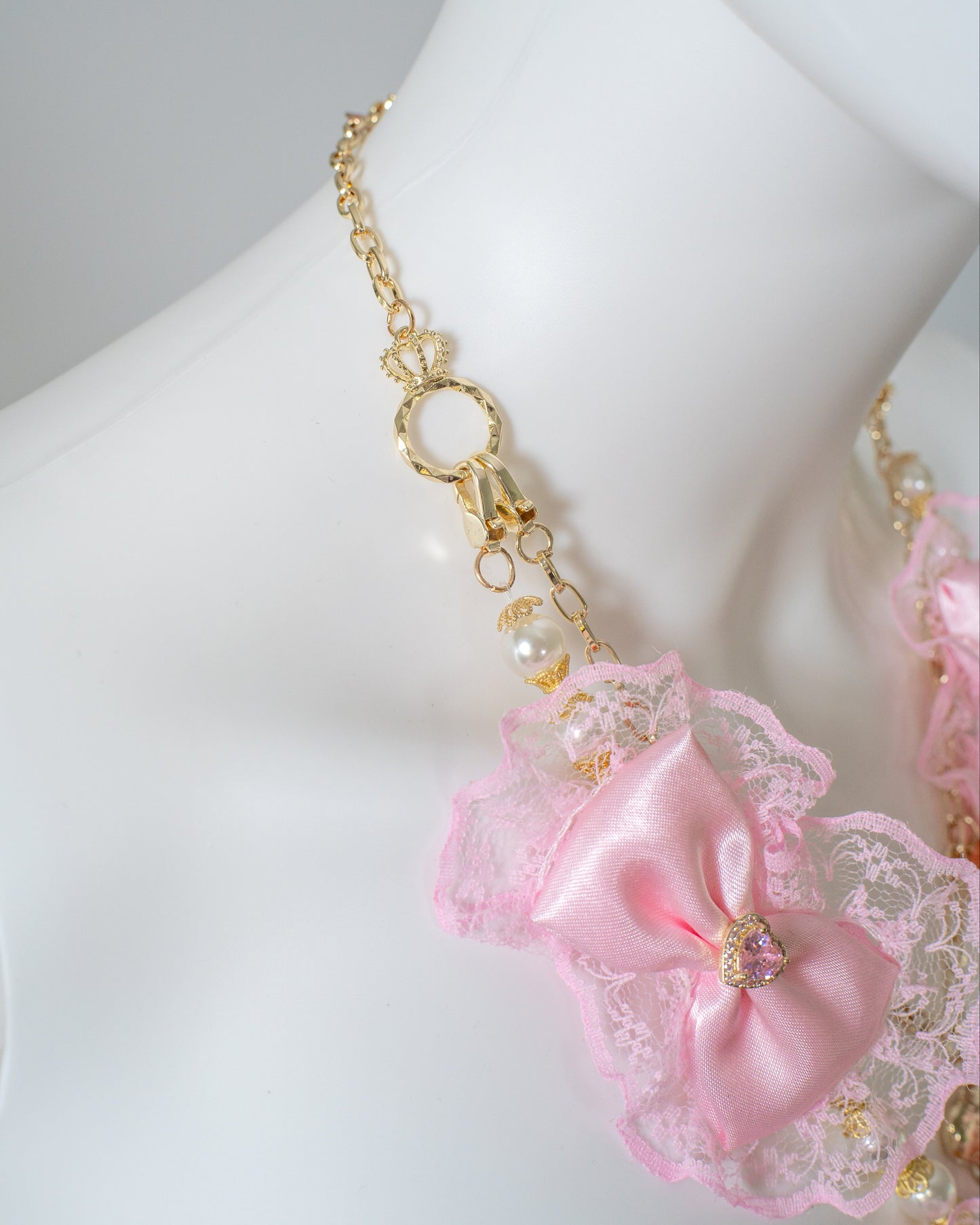 Himegyaru bow 3-way necklace [Gyaru line]