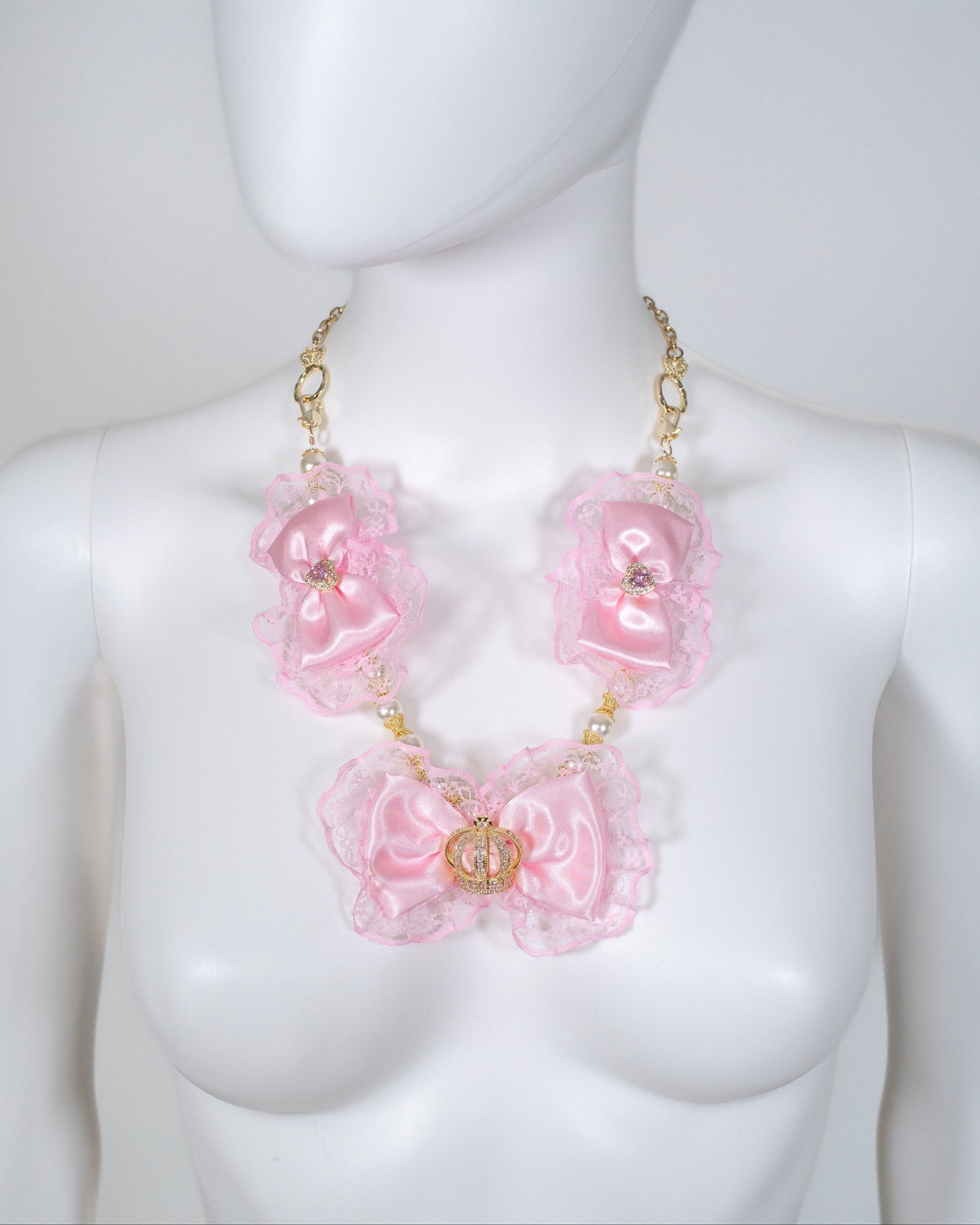 Himegyaru bow 3-way necklace [Gyaru line]