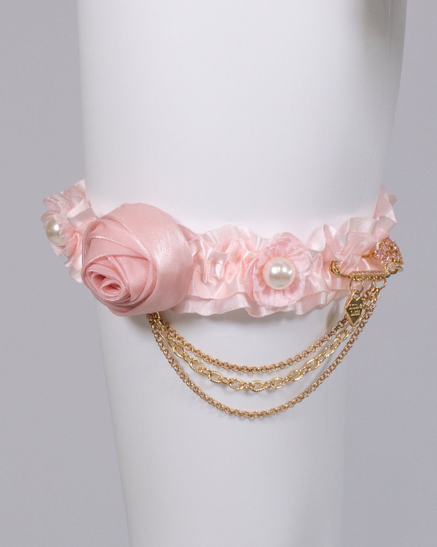 Himegyaru garter thigh leg band pink [Gyaru line]