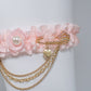 Himegyaru garter thigh leg band pink [Gyaru line]