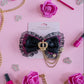 Agejo heart leopard crown hair bow [Gyaru line]