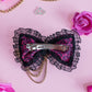 Agejo heart leopard crown hair bow [Gyaru line]