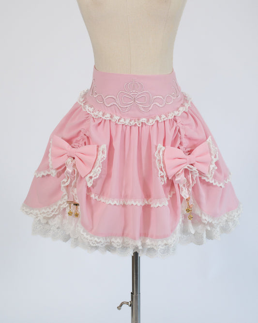 Himegyaru pastel pink 2-way skirt [Gyaru line] (pre-order)