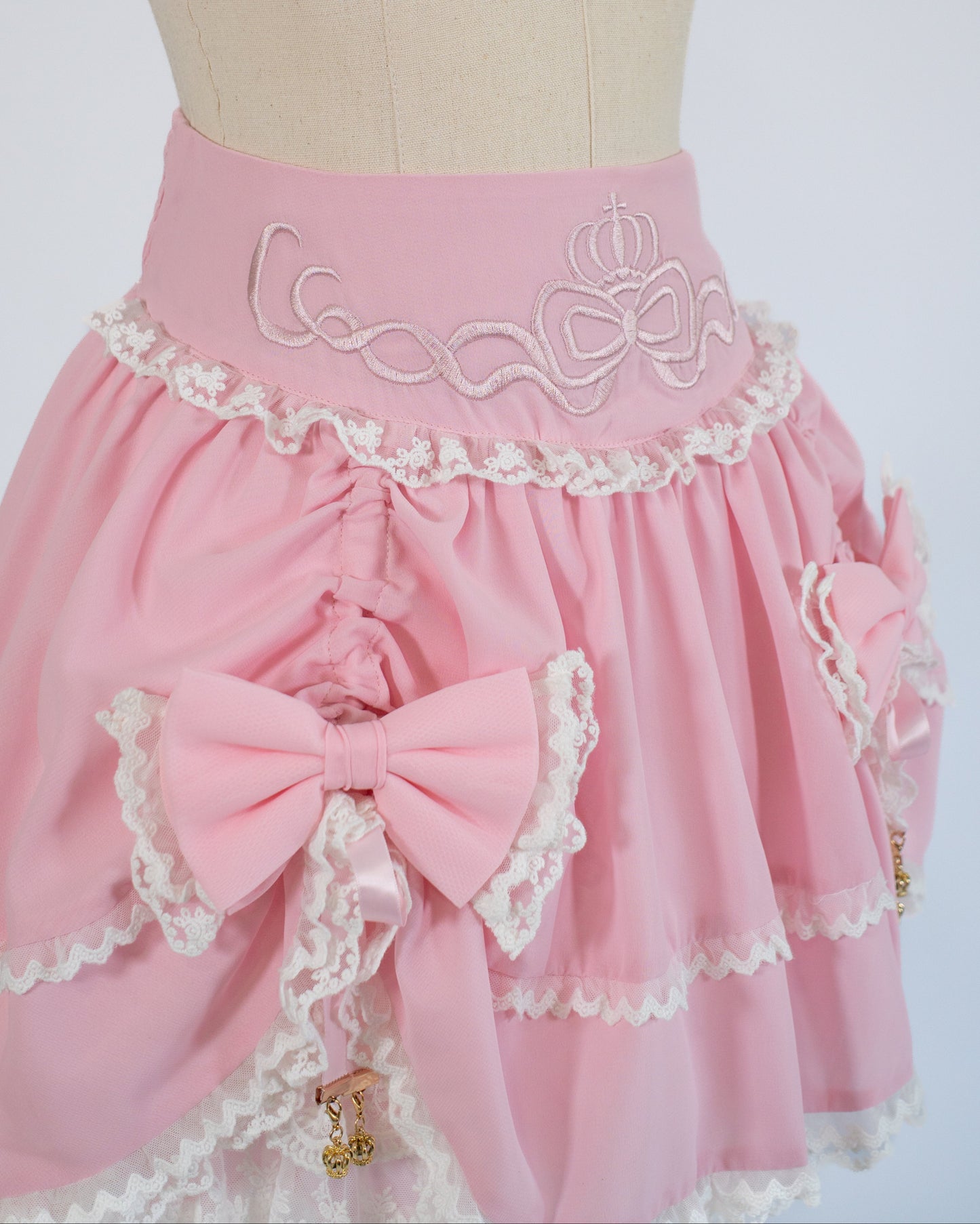 Himegyaru pastel pink 2-way skirt [Gyaru line]