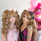 Himegyaru pastel pink crown hair bow [Gyaru line]