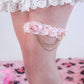 Himegyaru garter thigh leg band pink [Gyaru line]