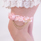 Himegyaru garter thigh leg band pink [Gyaru line]