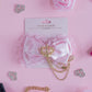 Himegyaru pastel pink crown hair bow [Gyaru line]