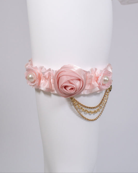 Himegyaru garter thigh leg band pink [Gyaru line]