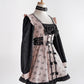 Cute n' Chaotic dress & choker necklace set [Jirai Kei] pink/black (pre-order)