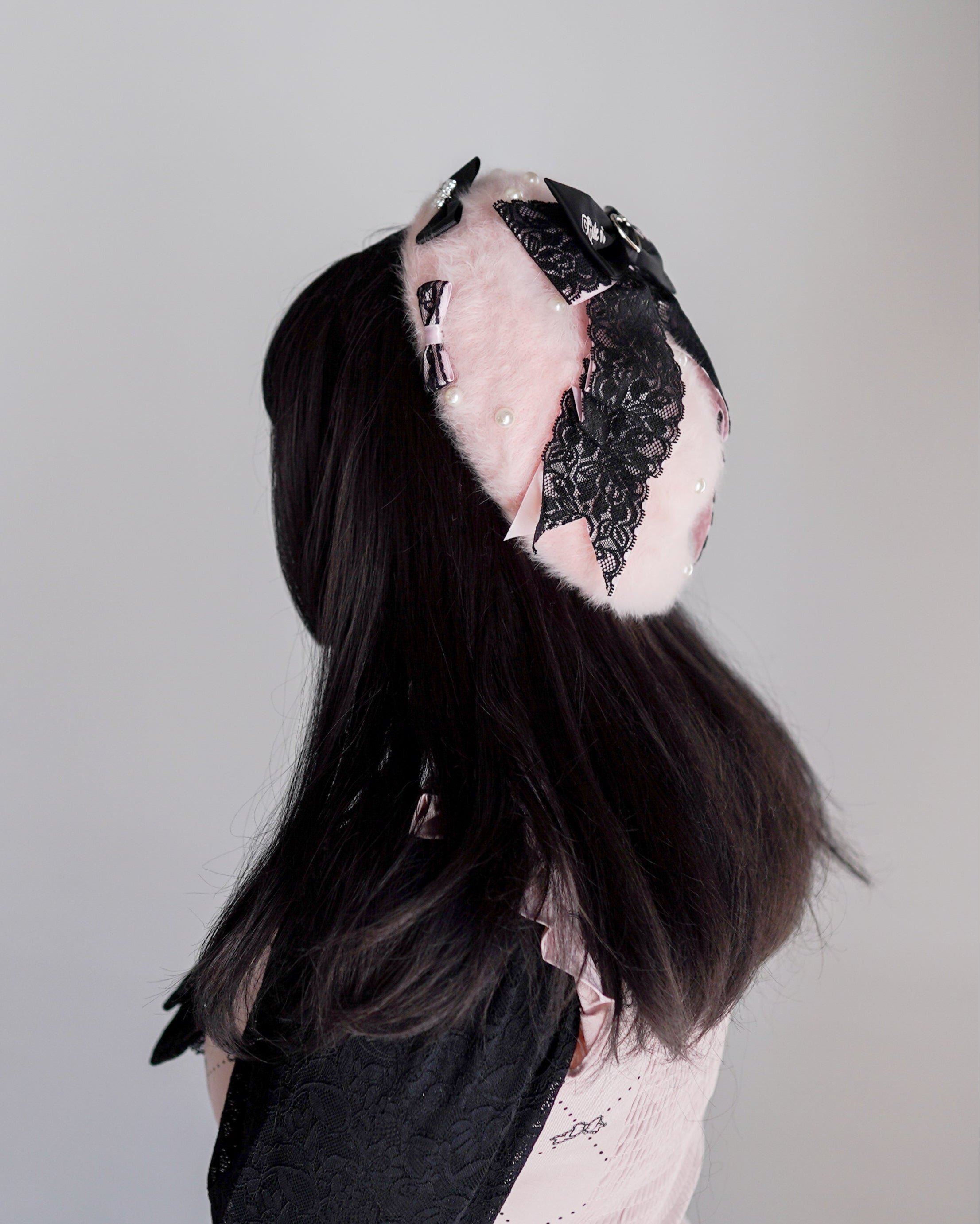 Cute n' Chaotic beret hat [Jirai Kei] pink/black – Lilia & Lace